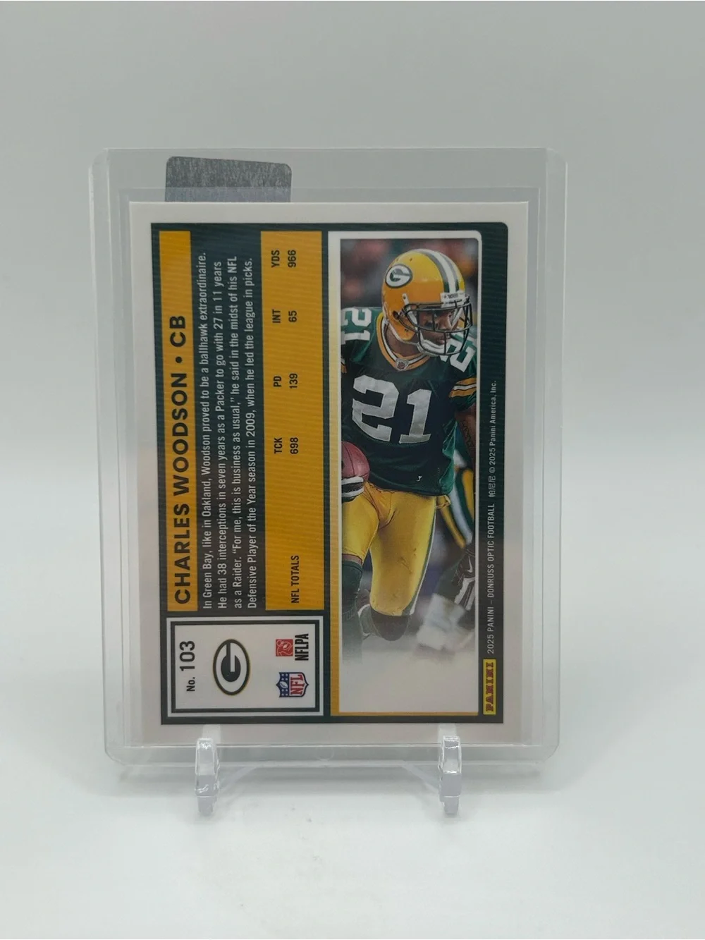 Charles Woodson Green Bay Packers Football Trading Card 🏈
